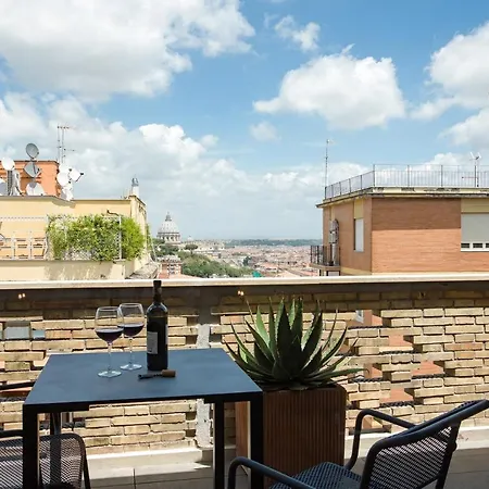 Apartman As Feel - Vatican Terrace With View Róma